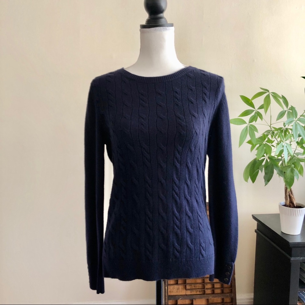 Navy Blue Talbots Sweater Medium